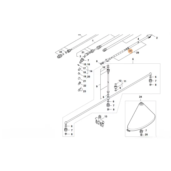 STIHL  Uszczelka 4255 509 0500
